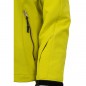 Elastic, padded softshell jacket