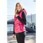 Ultra light down vest with hood in casual style