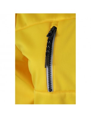 Young softshell jacket with fashionable details