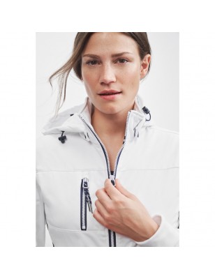 Young softshell jacket with fashionable details