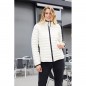 Casual down jacket with stand-up collar