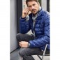 Casual down jacket with stand-up collar