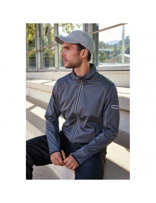 Functional softshell jacket for sports, leisure and promotion