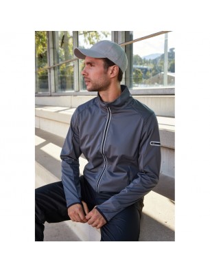 Functional softshell jacket for sports, leisure and promotion