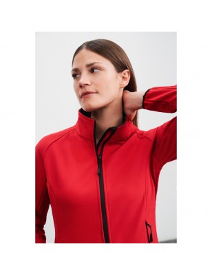 Softshell jacket for promotion and leisure