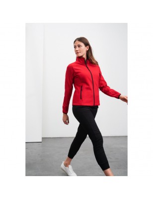 Softshell jacket for promotion and leisure