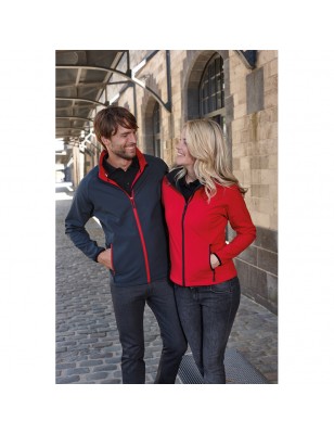 Softshell jacket for promotion and leisure