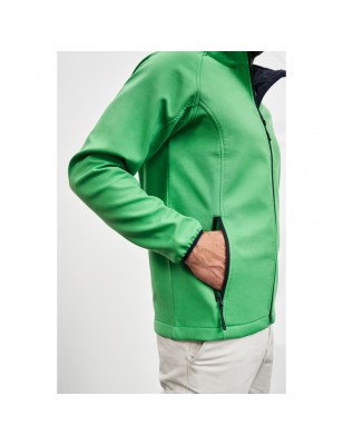 Softshell jacket for promotion and leisure