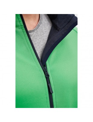 Softshell jacket for promotion and leisure