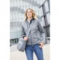 Softshell jacket in melange look