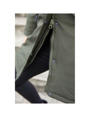 Classic padded parka with attached hood