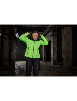 Light, lined outdoor softshell-jacket for extreme weather