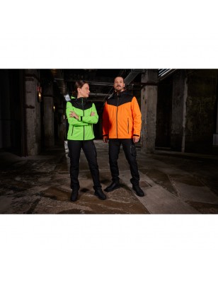 Light, lined outdoor softshell-jacket for extreme weather