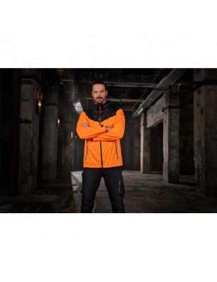 Light, lined outdoor softshell-jacket for extreme weather