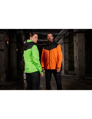 Light, lined outdoor softshell-jacket for extreme weather