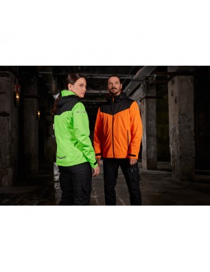 Light, lined outdoor softshell-jacket for extreme weather