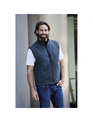 Functional vest made of softshell