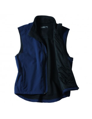 Functional vest made of softshell