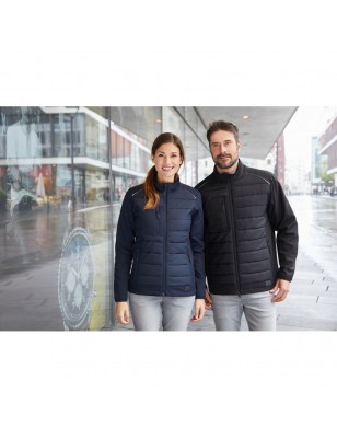 Softshell jacket of attractive mixed materials