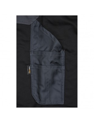 Specialized work pants in slim profile with functional details