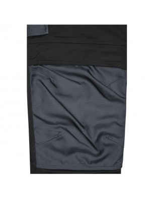 Specialized work pants in slim profile with functional details