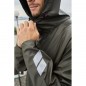 Practical unisex rain jacket to draw over, versatile