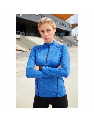 Longsleeved functional T-shirt for fitness and sports