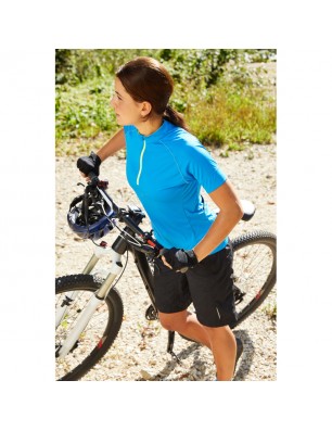 Sporty cycling jersey for ladies