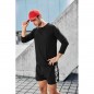 Long-sleeved functional T-shirt made of recycled polyester for sports and fitness