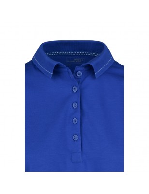 High-quality polo shirt with contrasting stripes