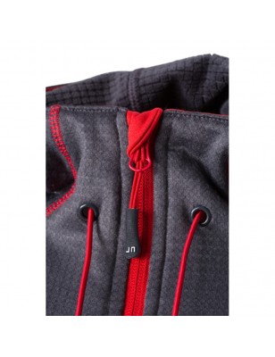 Fashionable hooded fleece jacket