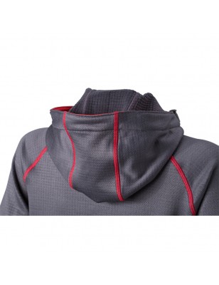 Fashionable hooded fleece jacket