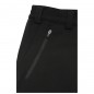 Elastic outdoor pants with slightly formed knee part