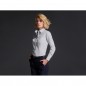 Easy-care long-sleeved blouse for business and leisure time