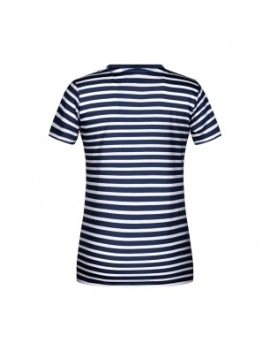 T-shirt in maritime look with breast pocket