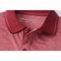 Melange polo shirt with fashionable details