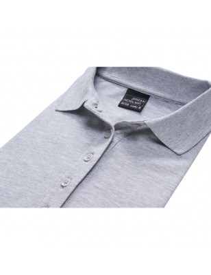 Classic polo shirt made of elastic piqué