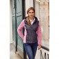 Knitted fleece jacket in stylish material mix