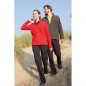 Fleece jacket with stand-up collar in classic design