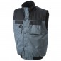 Durable, padded jacket with detachable sleeves