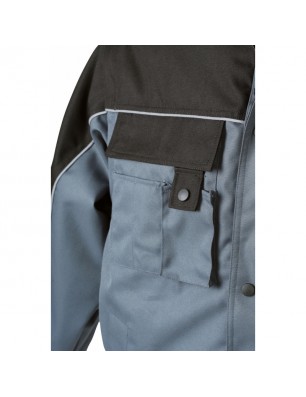 Durable, padded jacket with detachable sleeves