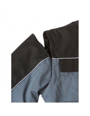 Durable, padded jacket with detachable sleeves