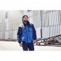 Durable, padded jacket with detachable sleeves