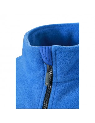 Durable fleece jacket in mixed fabrics