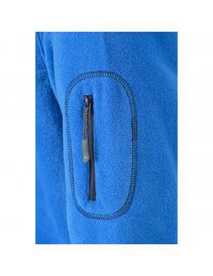 Durable fleece jacket in mixed fabrics