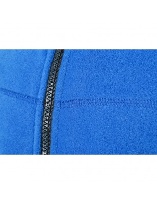 Durable fleece jacket in mixed fabrics