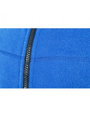 Durable fleece jacket in mixed fabrics