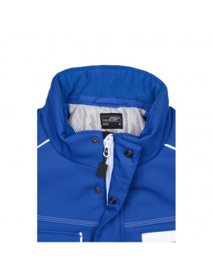 Functional softshell jacket with warm inner lining