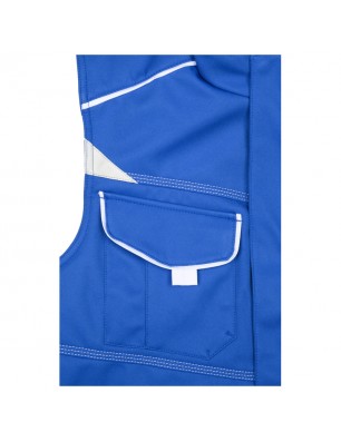 Functional softshell vest with warm inner lining