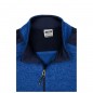 Easy care knitted fleece jacket in material mix